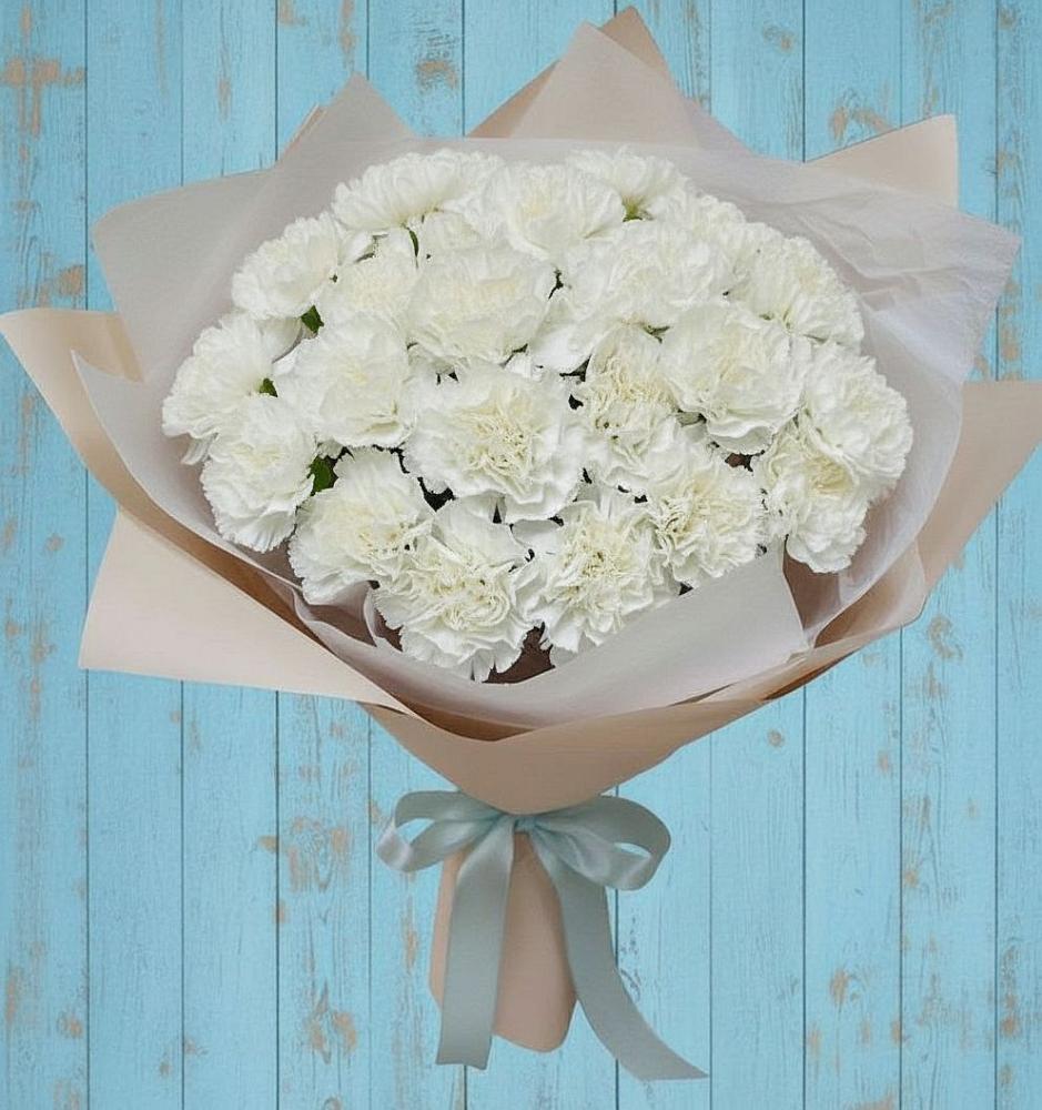 Букет цветов из: Гвоздики в Буе