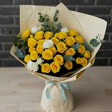 Букет цветов из:  Розы #REPLACE_PRED# Буе