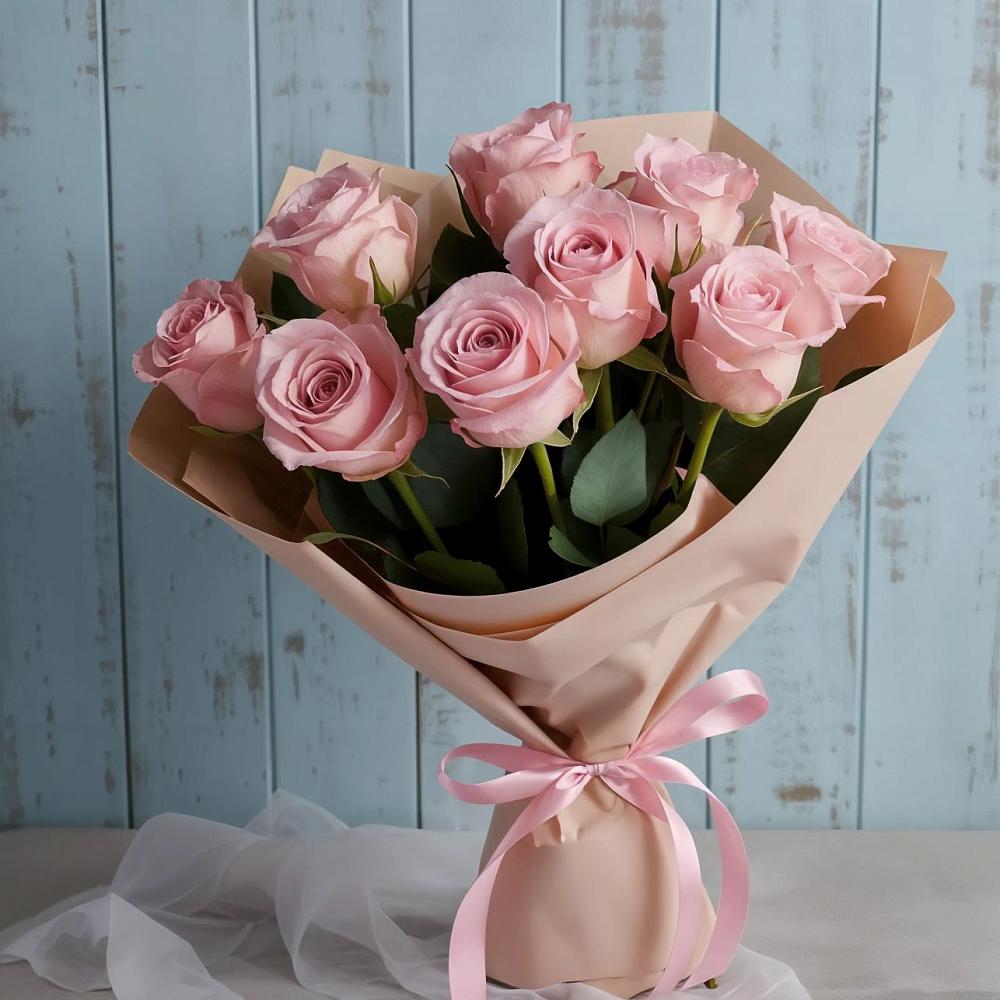 Букет цветов из: Розы в Буе