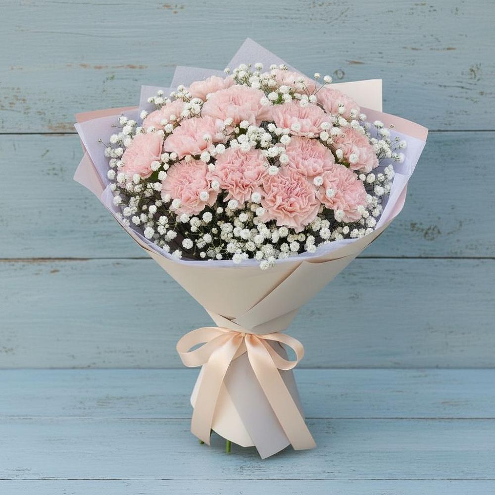 Букет цветов из: Гвоздики в Буе