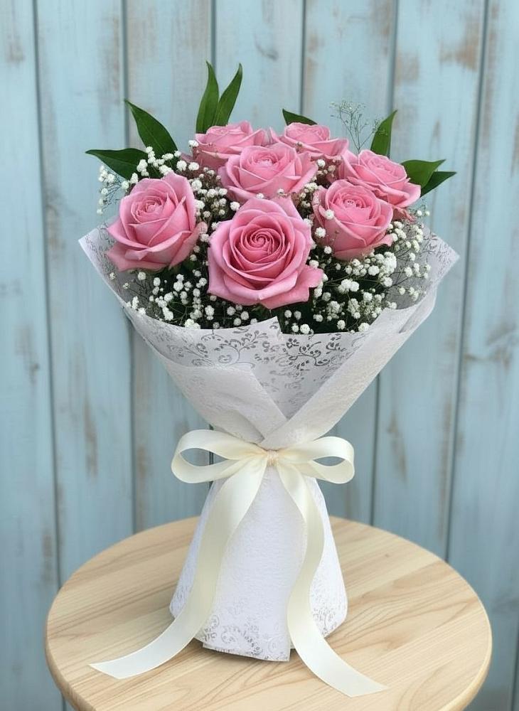 Букет цветов из: Розы в Буе