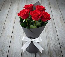 Букет 5 Красных роз Эдлесс Лав #REPLACE_PRED# Буе