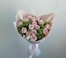 Букет цветов из:  Розы и Хризантемы #REPLACE_PRED# Буе