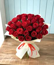 Букет 29 Красных роз в Буе