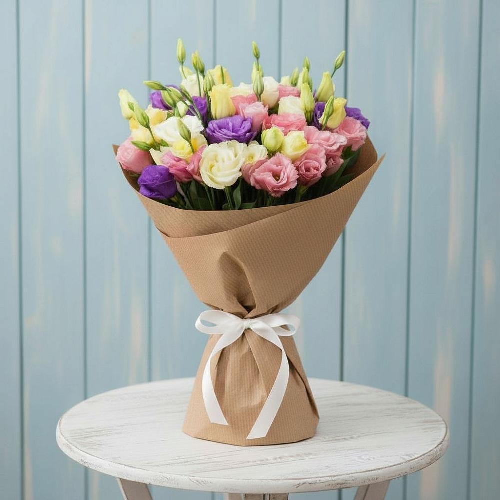 Букет цветов из: Лизиантусы в Буе