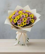 Букет цветов из:  Хризантемы в Буе