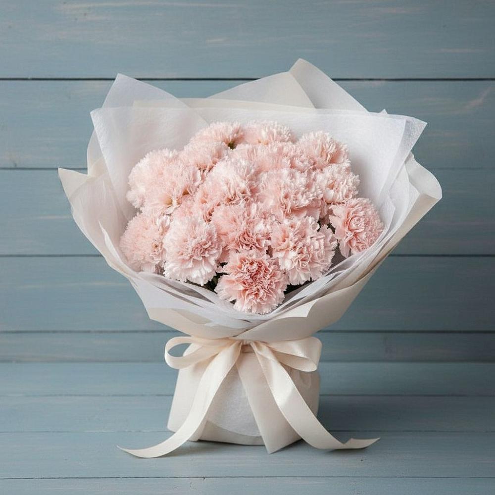 Букет цветов из: Гвоздики в Буе