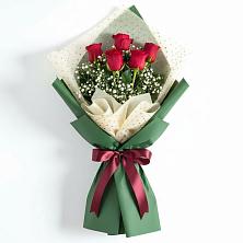 Букет цветов из:  Розы в Буе