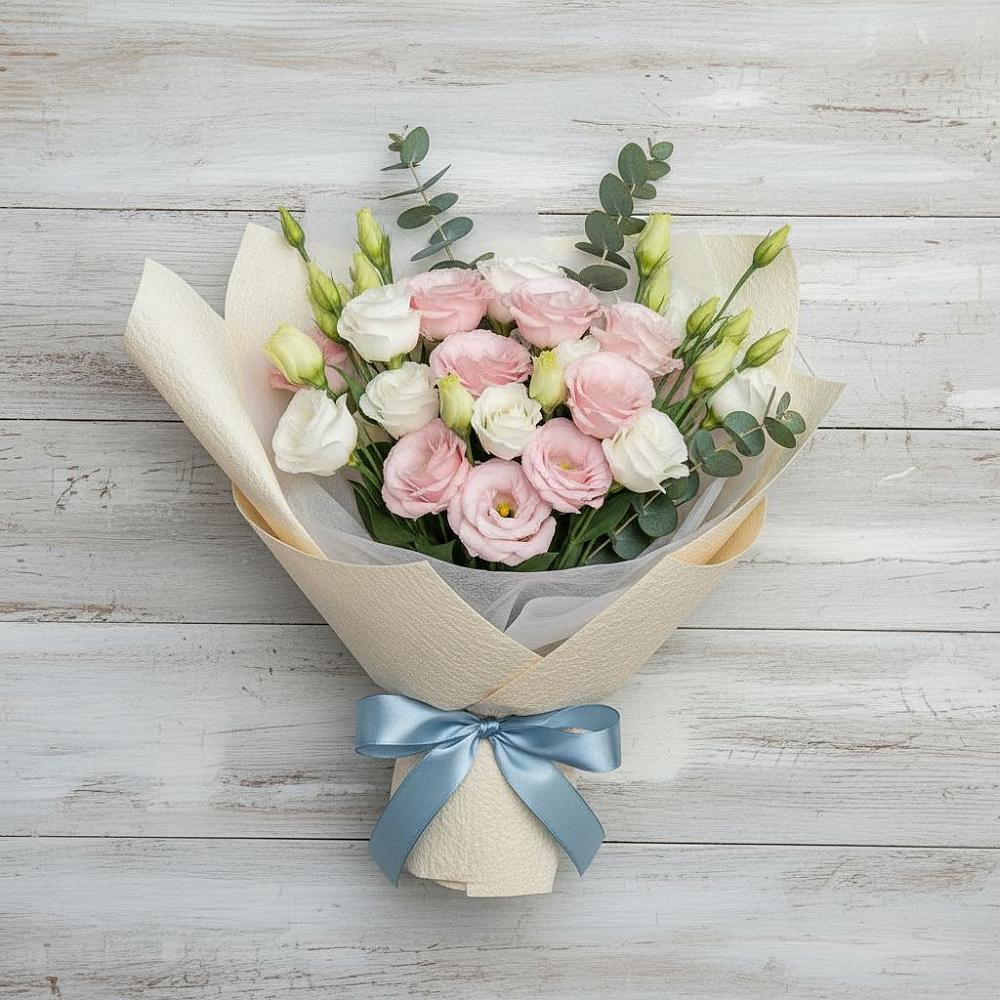 Букет цветов из: Лизиантусы в Буе